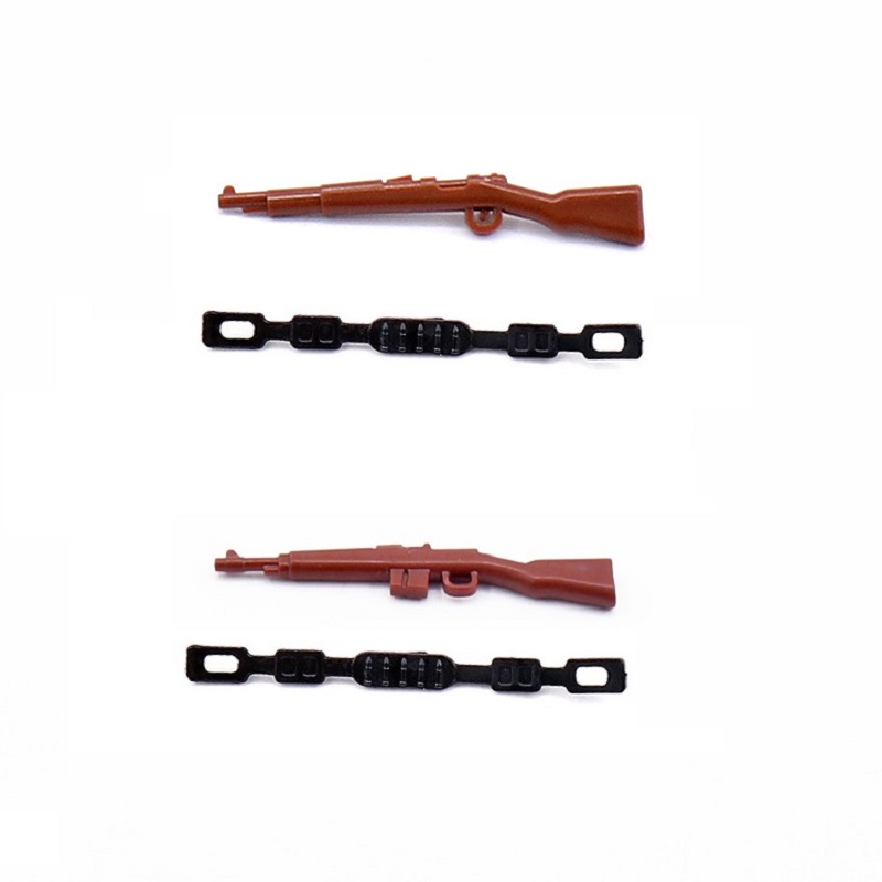 Lego Minifigure Holder - 10pcs 98K Rifle Gun Strap Military