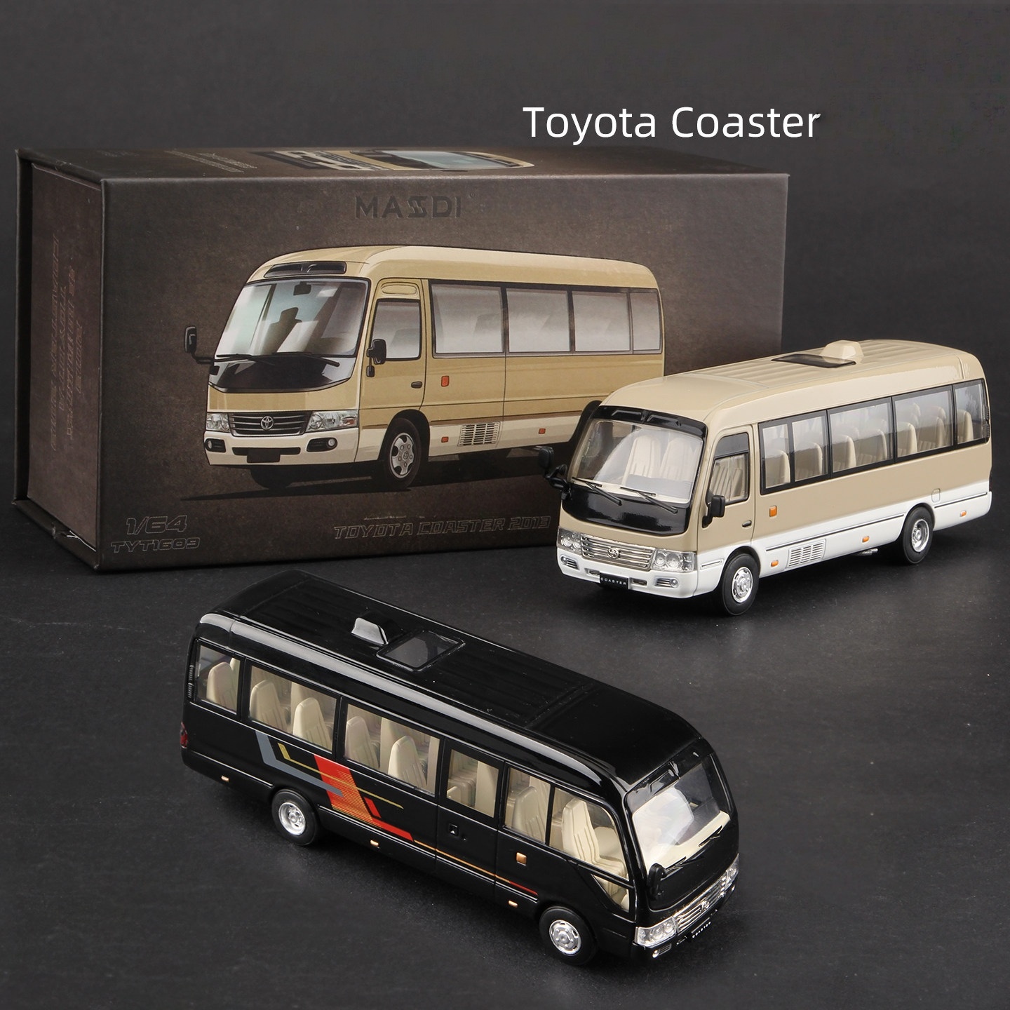 Die Cast Car 1 64 - Toyota Coaster 1:64 Alloy Die-Cast Car