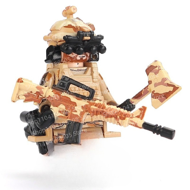 MOC Third-party Special Forces - Lego Minifigure Holder ulasan dan harga