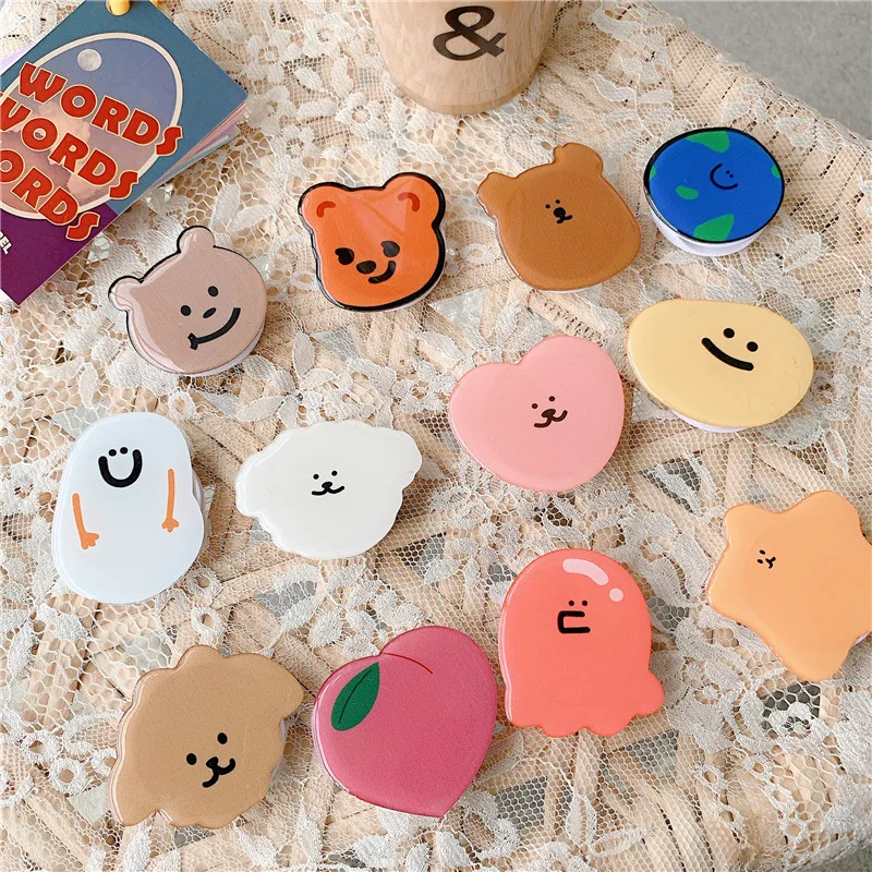 Cute Cartoon Bear Korean Foldi - Pop Display Shelf ulasan dan harga