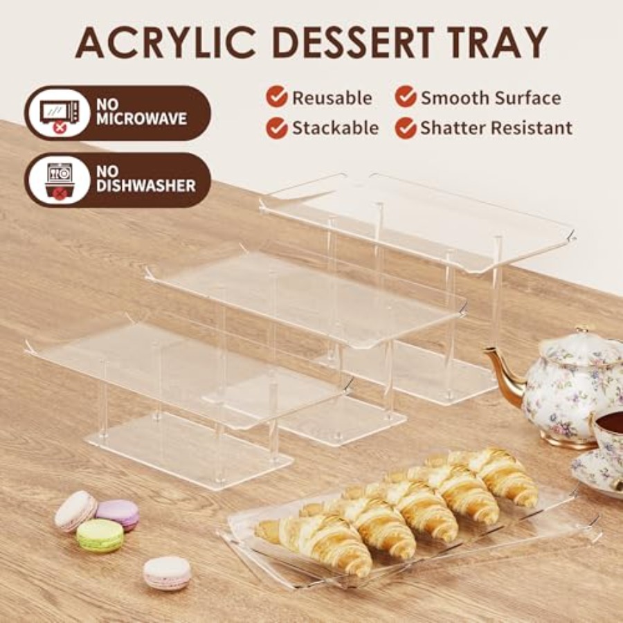 6 Pack Dessert Table Display S - Display Risers Set ulasan dan harga
