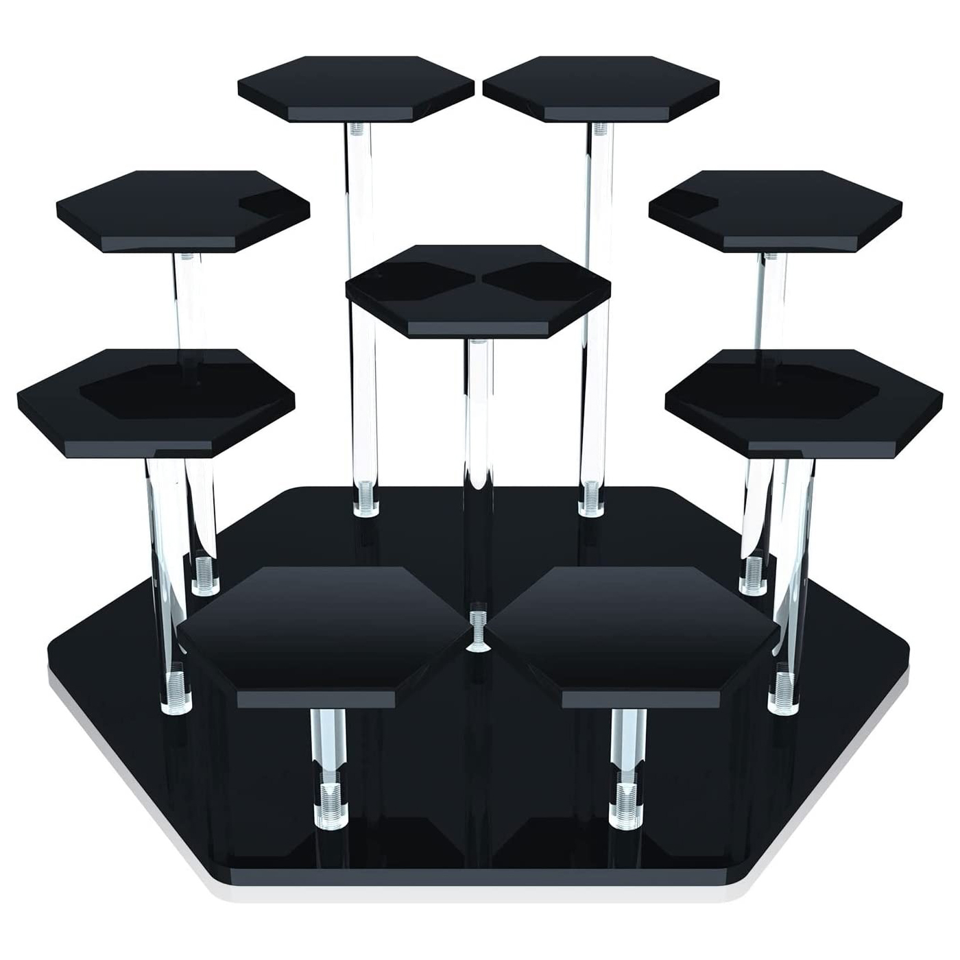 8/9 Tier Acrylic Display Stand - Display Risers Set ulasan dan harga