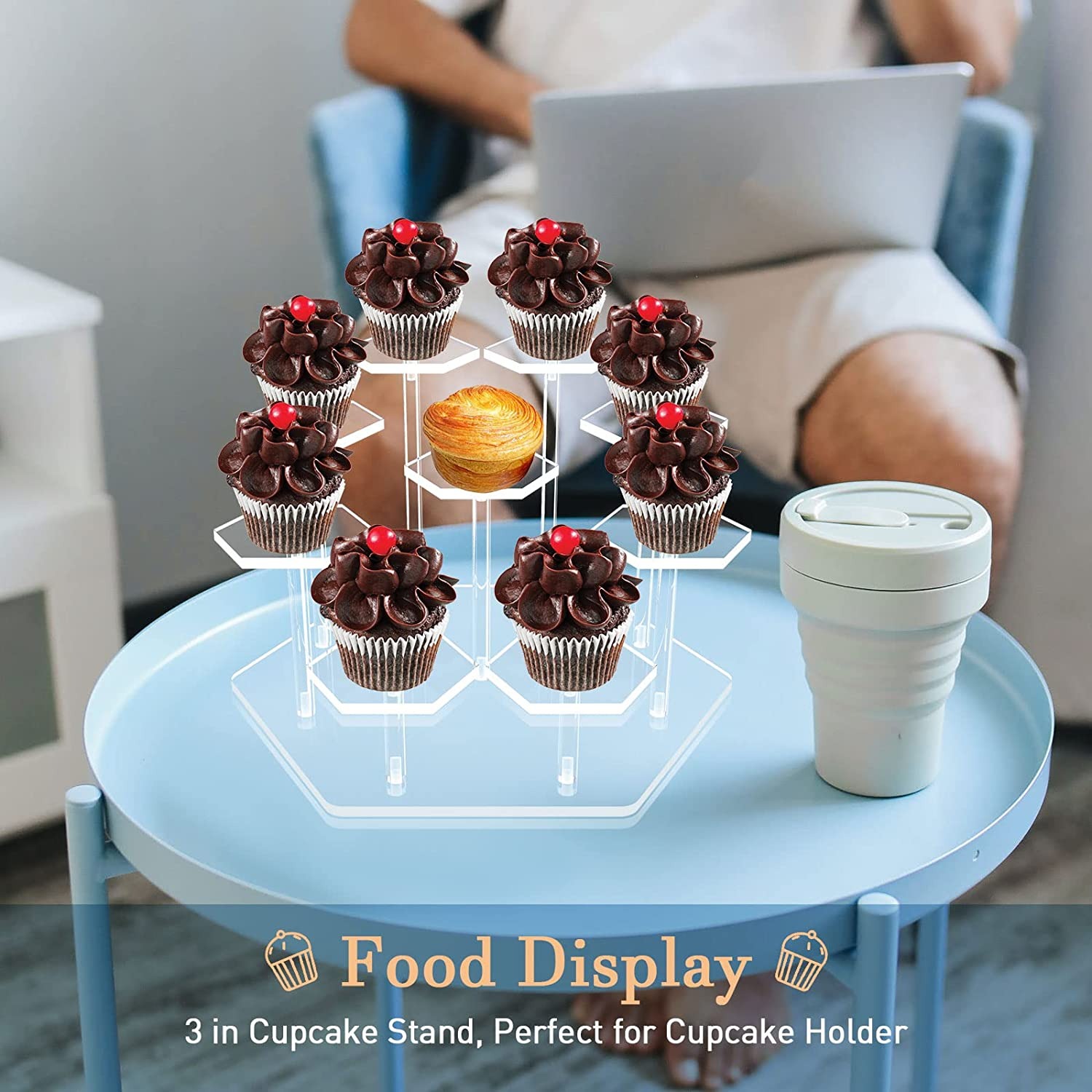 8/9 Tier Acrylic Display Stand - Display Risers Set ulasan dan harga
