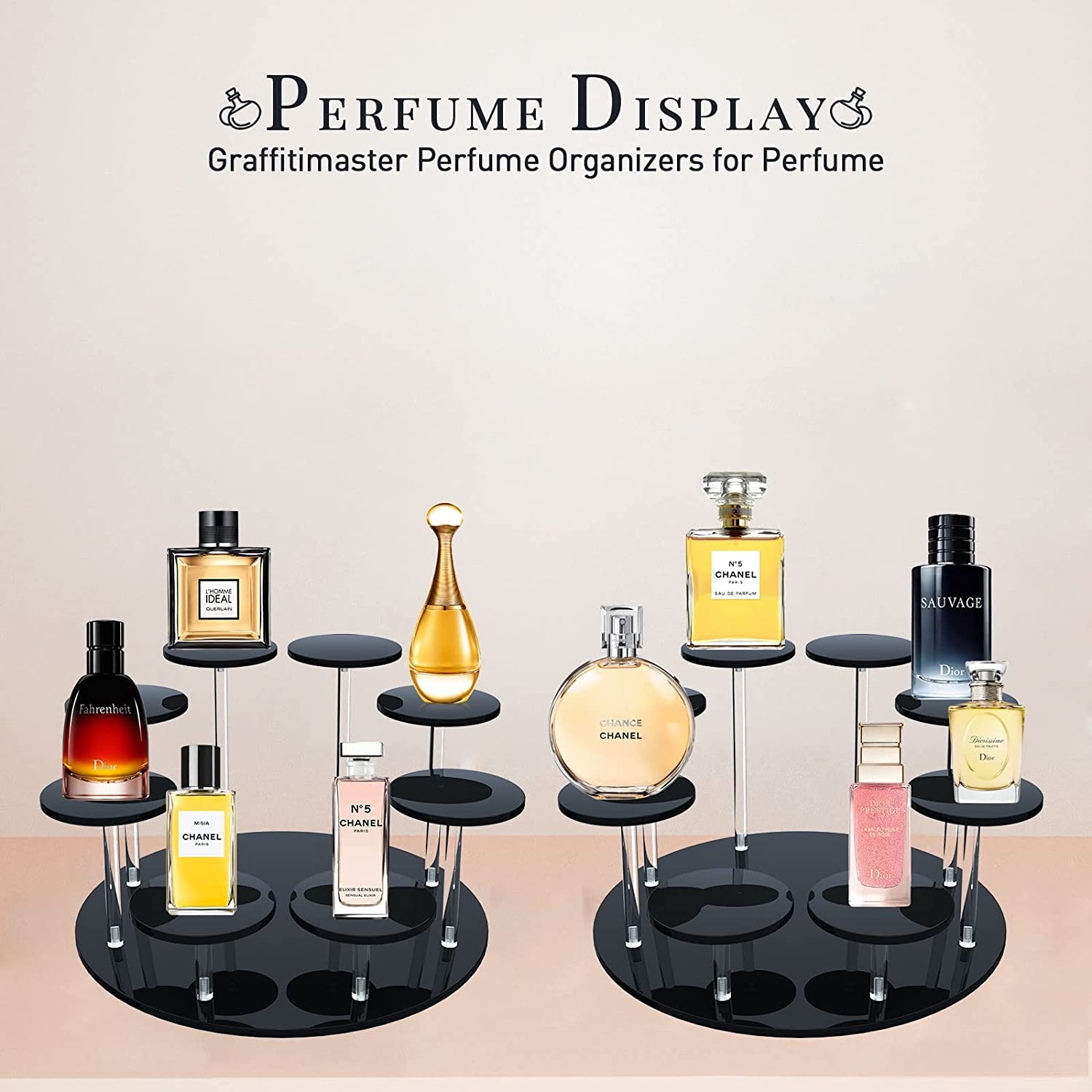 8/9 Tier Acrylic Display Stand - Display Risers Set ulasan dan harga