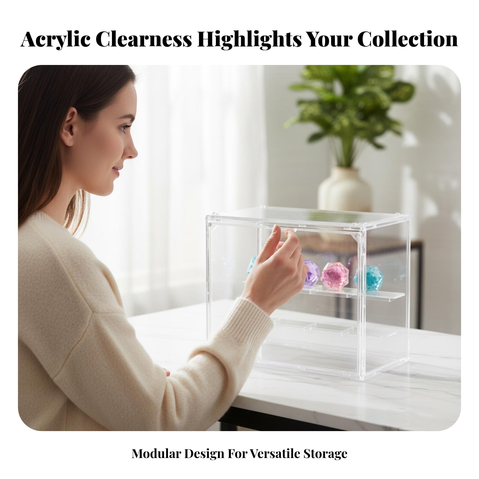 Clear Acrylic Display Case Hig - Display Case Acrylic ulasan dan harga
