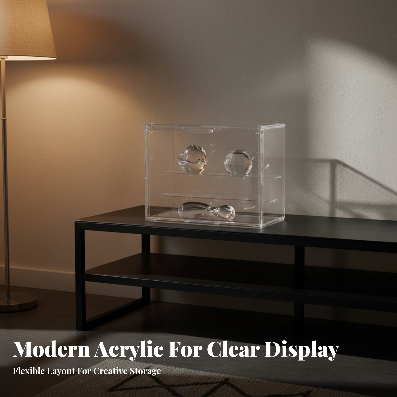 Clear Acrylic Display Case Hig - Display Case Acrylic ulasan dan harga