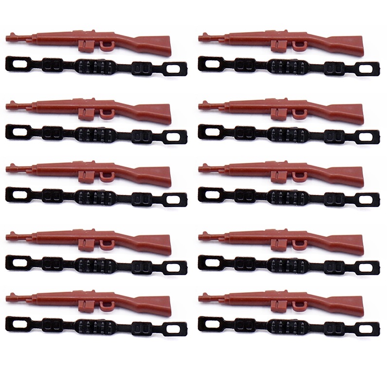 10pcs 98K Rifle Gun Strap Mili - Lego Minifigure Holder ulasan dan harga