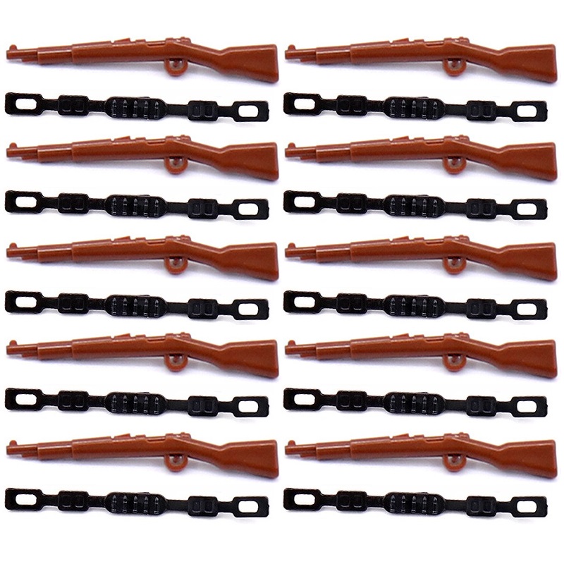 10pcs 98K Rifle Gun Strap Mili - Lego Minifigure Holder ulasan dan harga