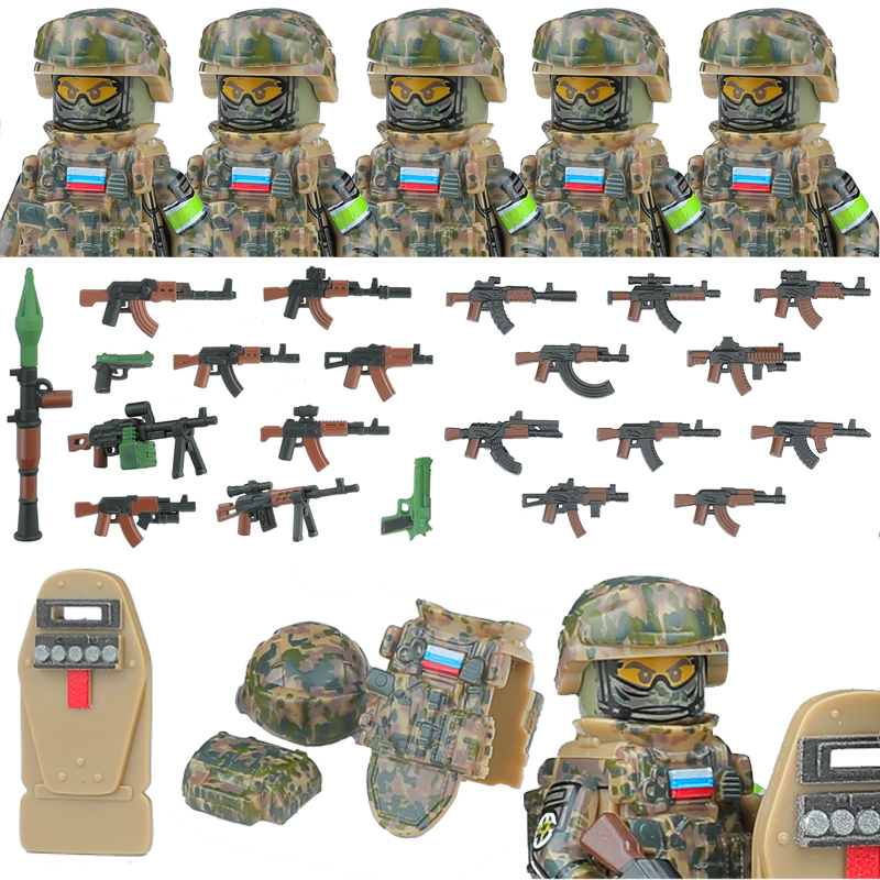 Military Soldier Russia SSO Sp - Lego Minifigure Holder ulasan dan harga