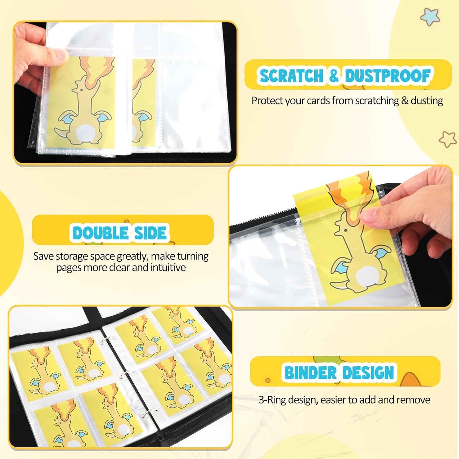 400 Pockets Trading Card Binde - Trading Card Binder ulasan dan harga