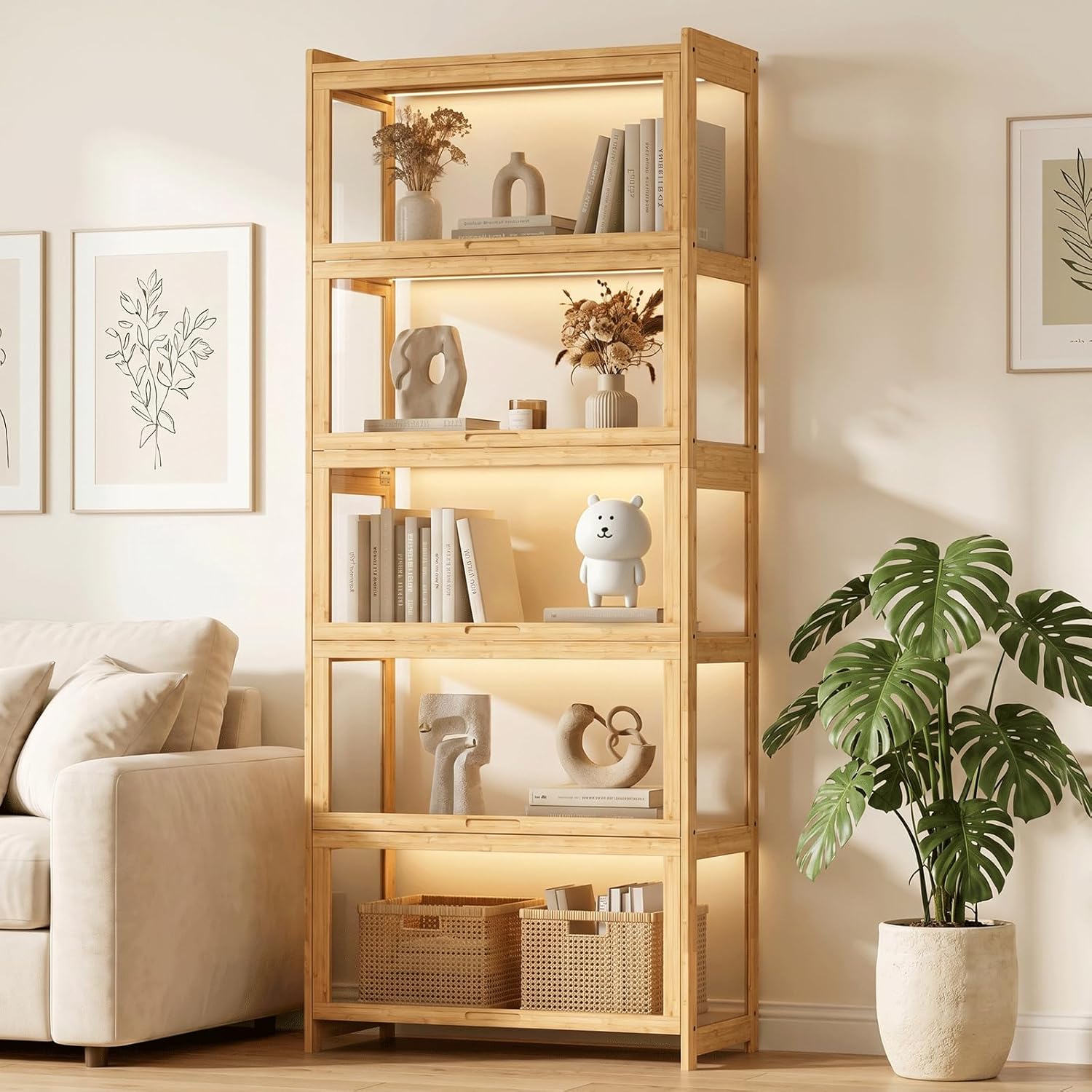 Display Cabinet with Acrylic D - Display Case Acrylic ulasan dan harga