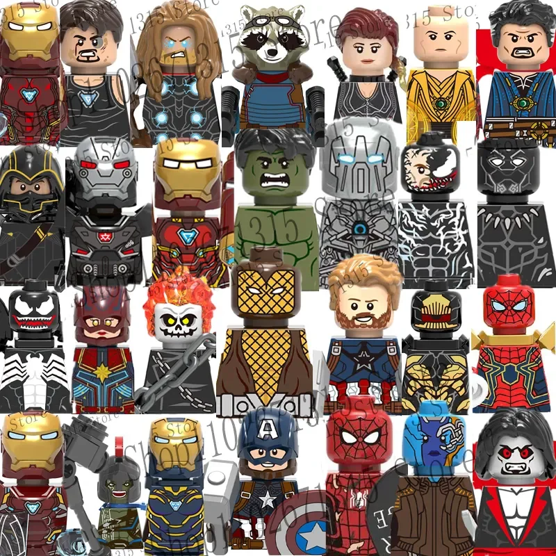Marvel Avengers Superhero Buil - Lego Minifigure Holder ulasan dan harga