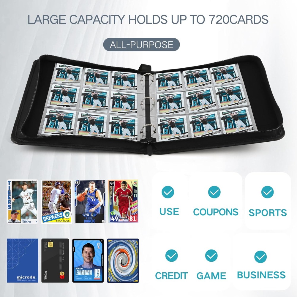 Premium 720 Double Sided Pocke - Trading Card Binder ulasan dan harga