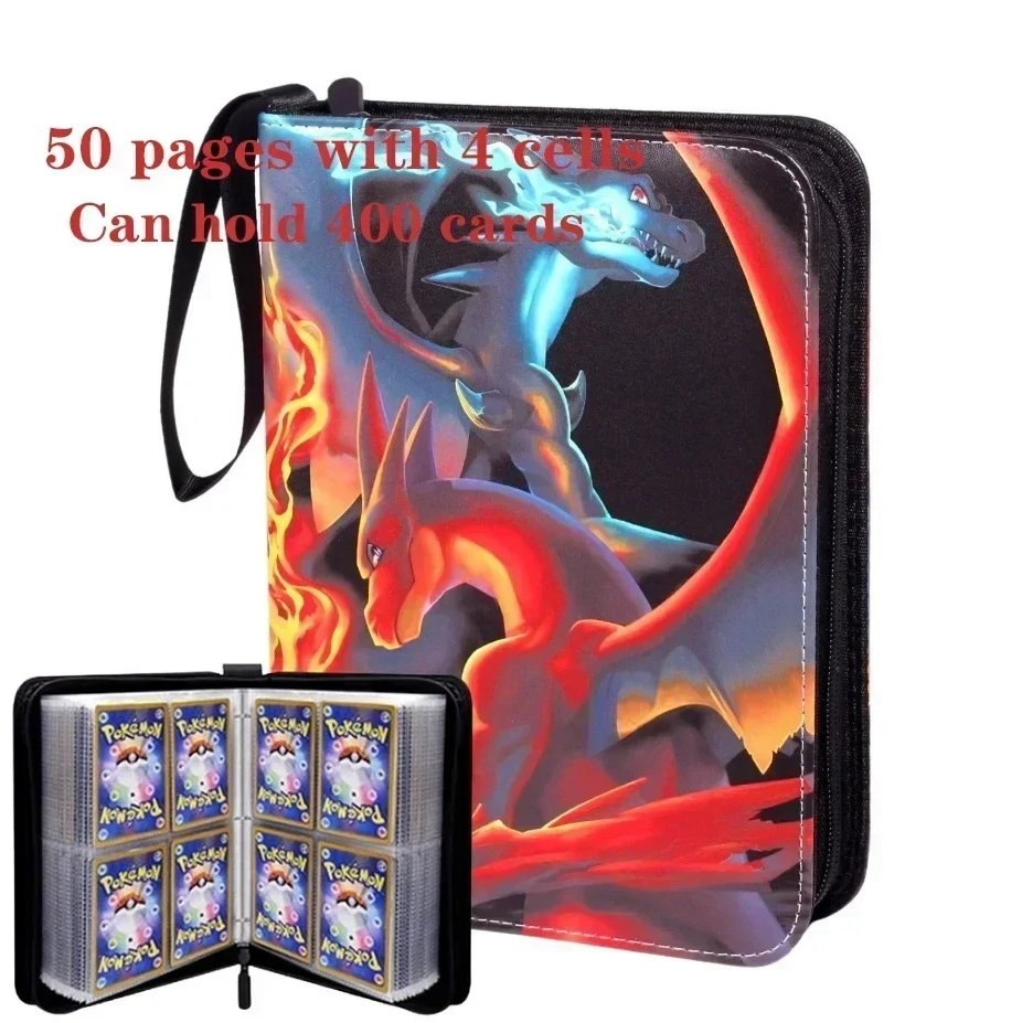 @# Pokemone Card Album PU Zipp - Pokemon Binder Card ulasan dan harga