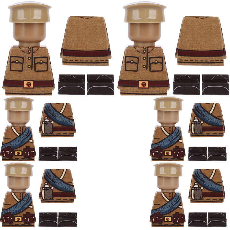 WW2 Military Soldier Printed P - Lego Minifigure Holder ulasan dan harga