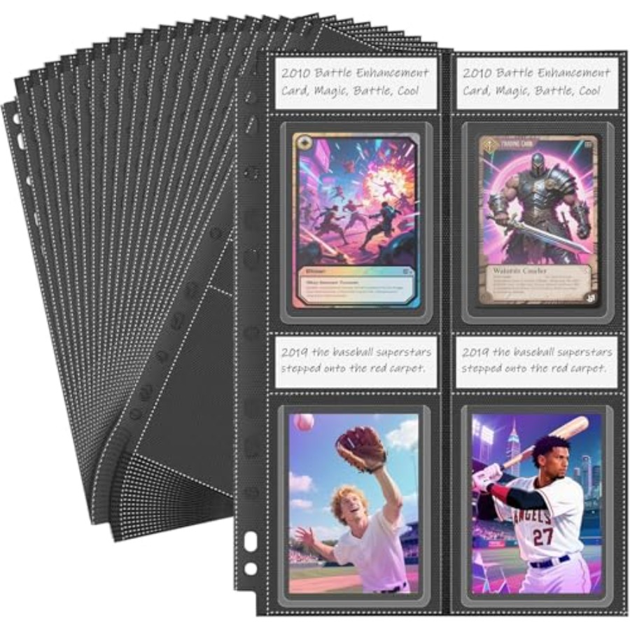 Top Loader Sleeves 4 Pocket 20 - Trading Card Binder ulasan dan harga