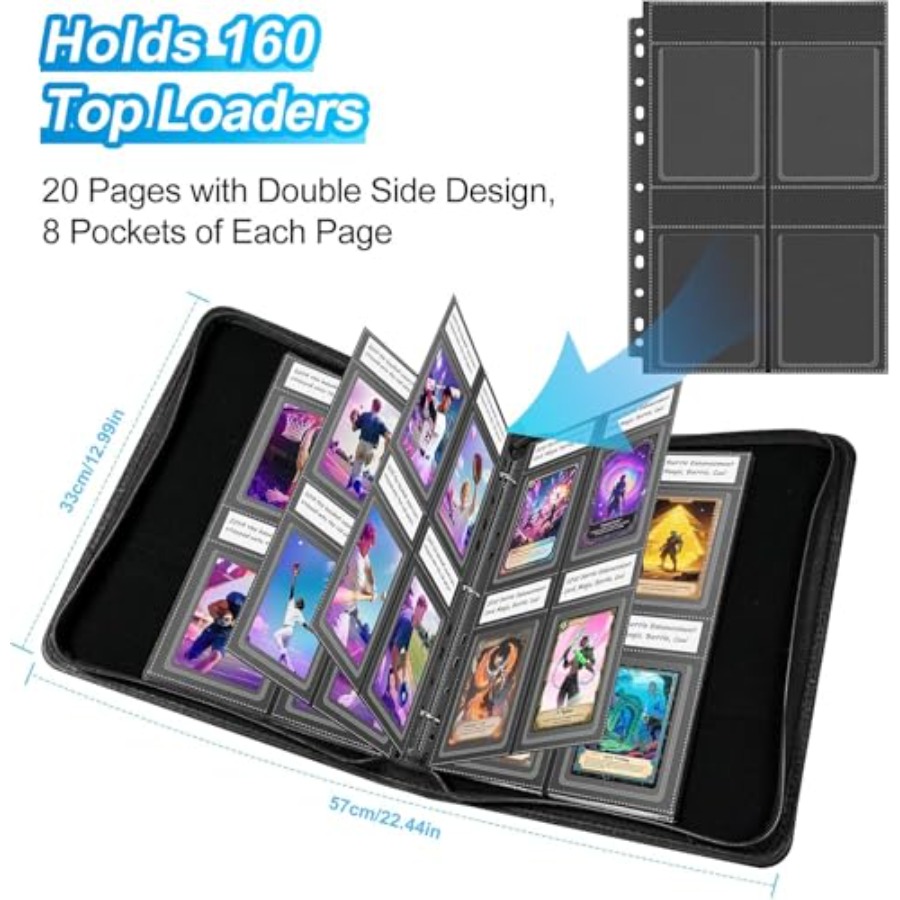 Top Loader Sleeves 4 Pocket 20 - Trading Card Binder ulasan dan harga