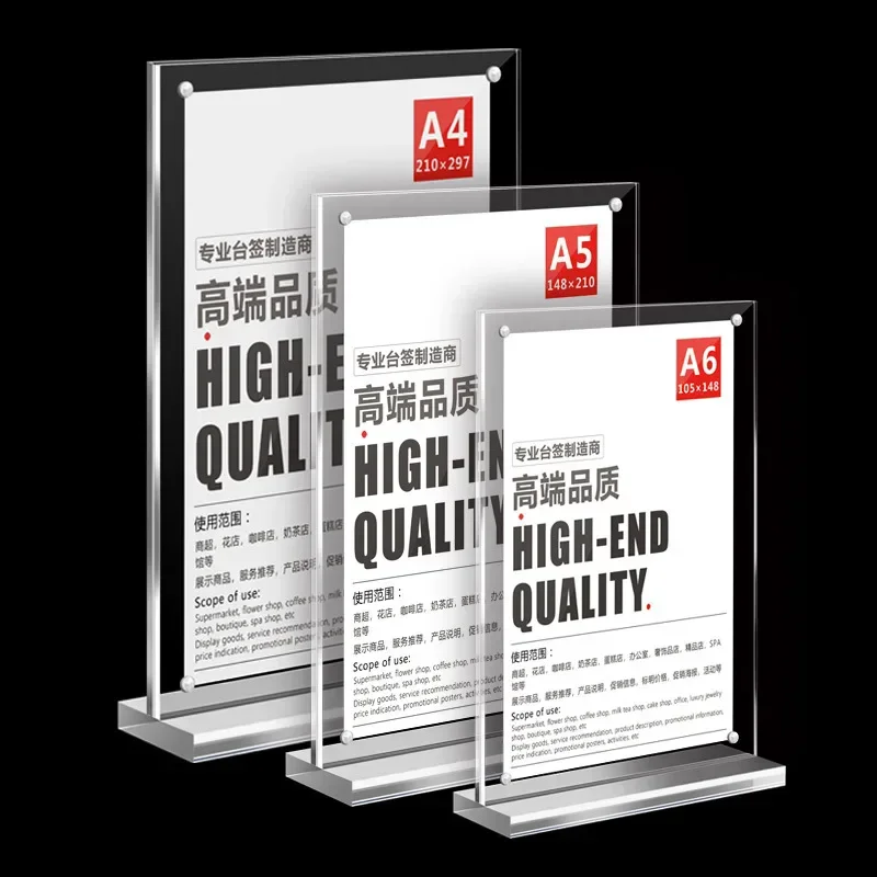 Acrylic Menu Sign Holder POP D - Pop Display Shelf ulasan dan harga