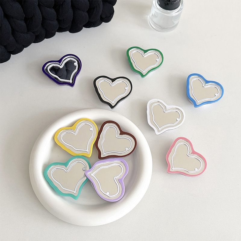 Simple Niche Colorful Heart Ma - Pop Display Shelf ulasan dan harga