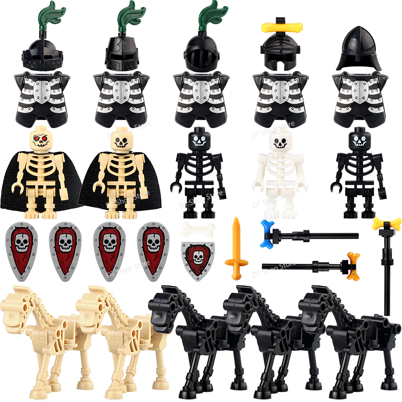 AX9815 AX9816 Medieval Knight  - Lego Minifigure Holder ulasan dan harga