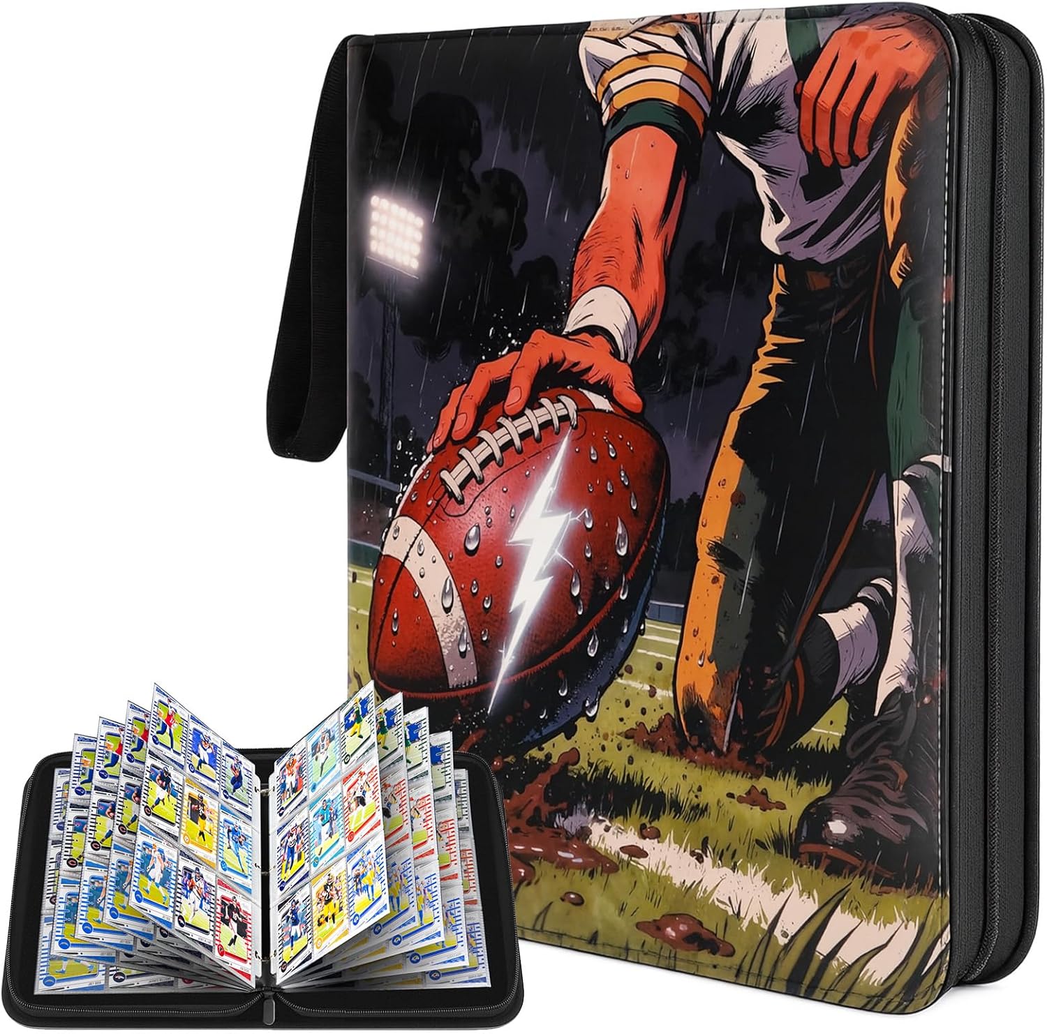 Football Card Binder 9-Pocket  - Trading Card Binder ulasan dan harga