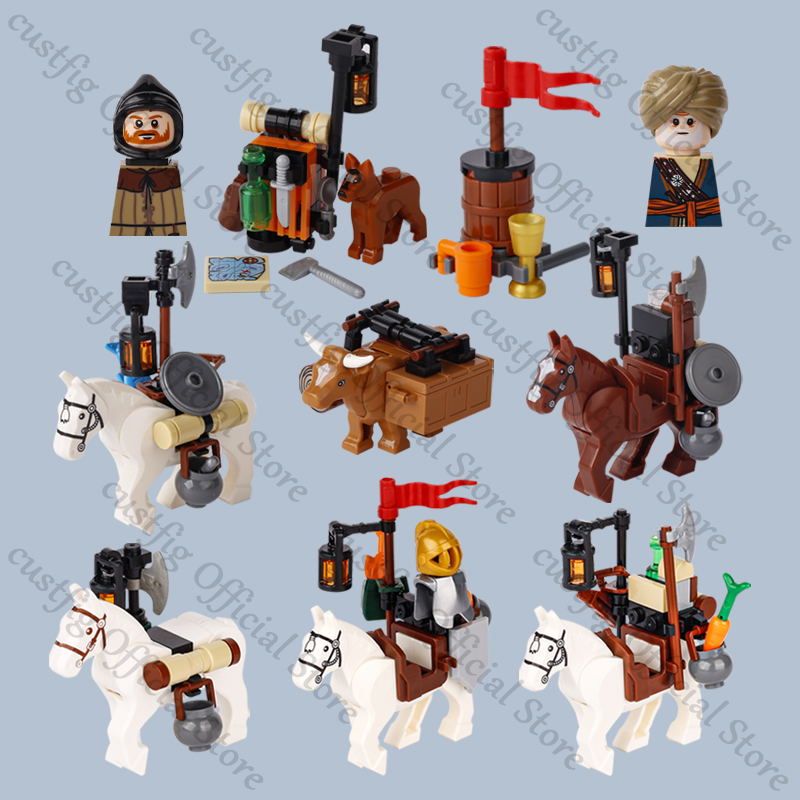 Medieval Castle Knight Soldier - Lego Minifigure Holder ulasan dan harga
