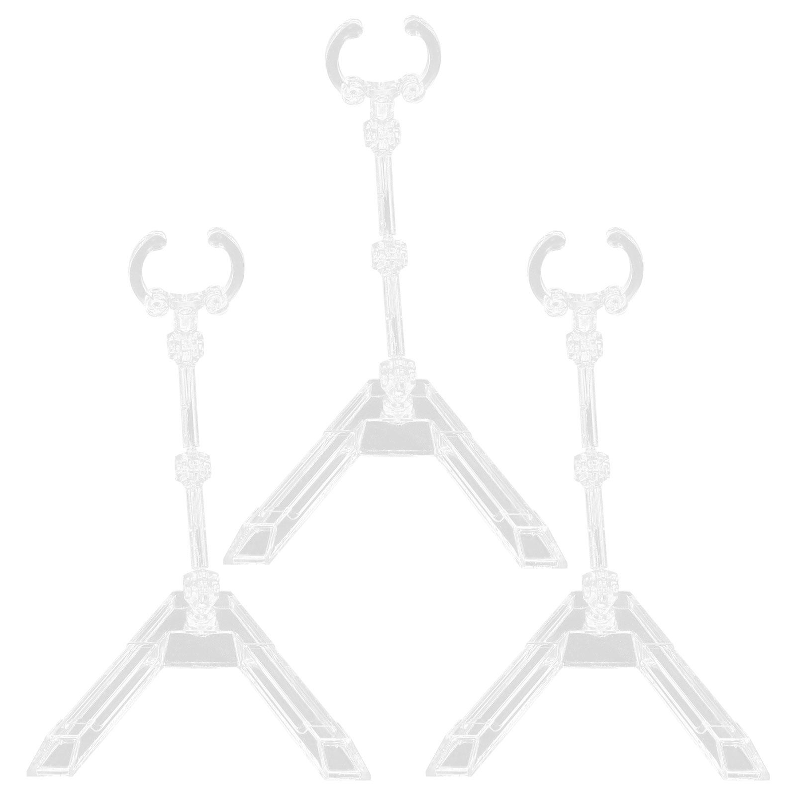 4Pcs Flat Bottom Plastic Figur - Action Figure Stand ulasan dan harga