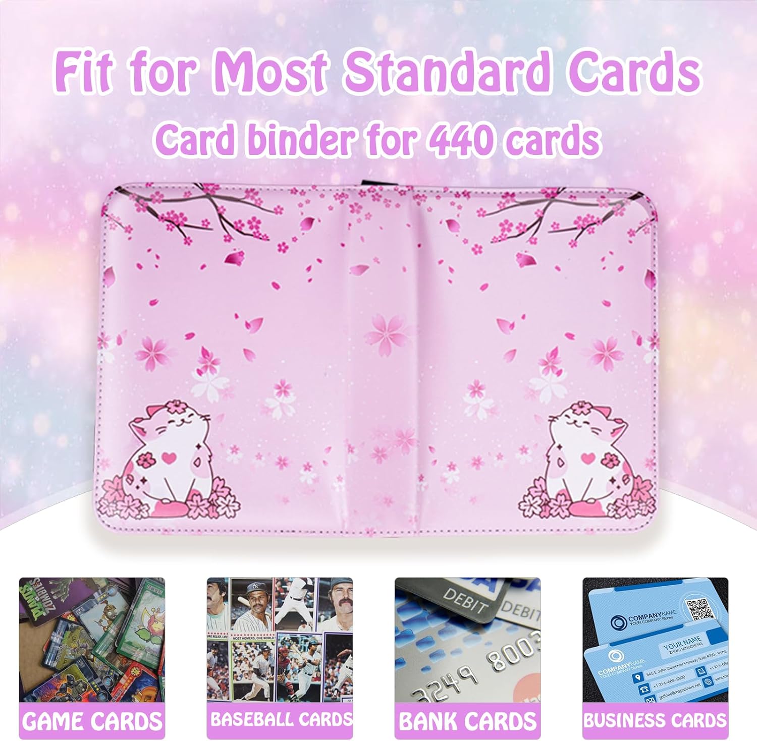 440 Card Binder for Girls with - Trading Card Binder ulasan dan harga
