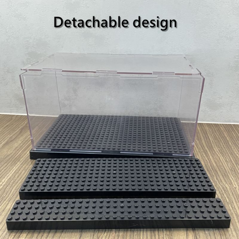 Acrylic Transparent Display Bo - Lego Minifigure Holder ulasan dan harga